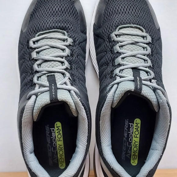 Skechers Mens | Black | Fluency Memory Foam Athletic Shoes Size 13 - Picture 8 of 11